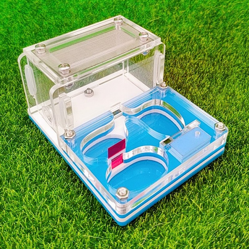 Mini Ant Farm Acrylic Ant Nest Small Pet Feeding Box Insect Supplies 9x7x4.5cm