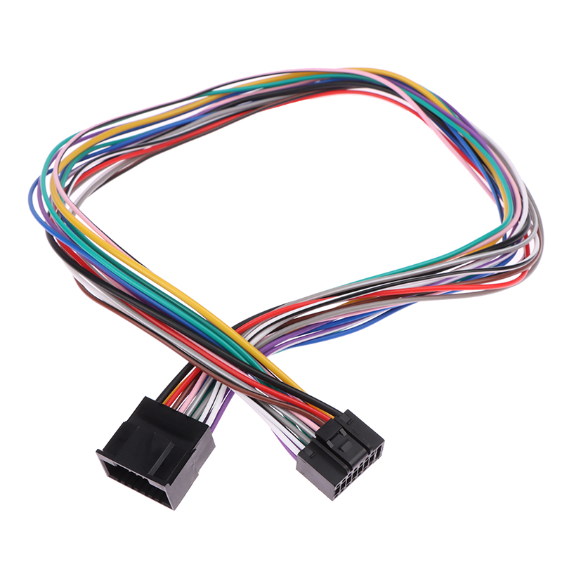 Kits universels de faisceau de câbles ISO pour autoradio, 16 broches, Extension ACC pour parler de puissance, câble adaptateur de 60cm pour lecteur Android