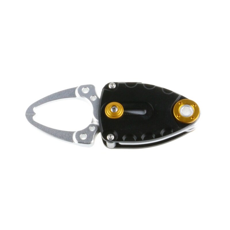 Stainless Steel Fishing Grip Mini Fish Lip Grip Gripper Fishing Grabber Grips Fishing Tackle Tool Accessories: Black