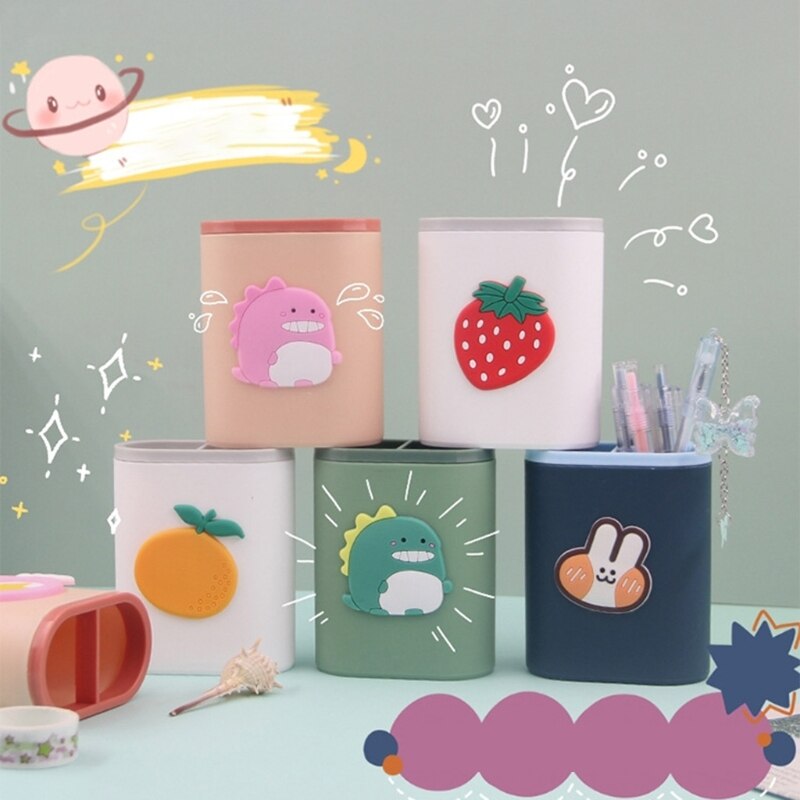 Large Capacity Study Desk Pencil Organizer Holder Makeup Tools Organizer Holder Remote Caddy Holder for Home Office Desk