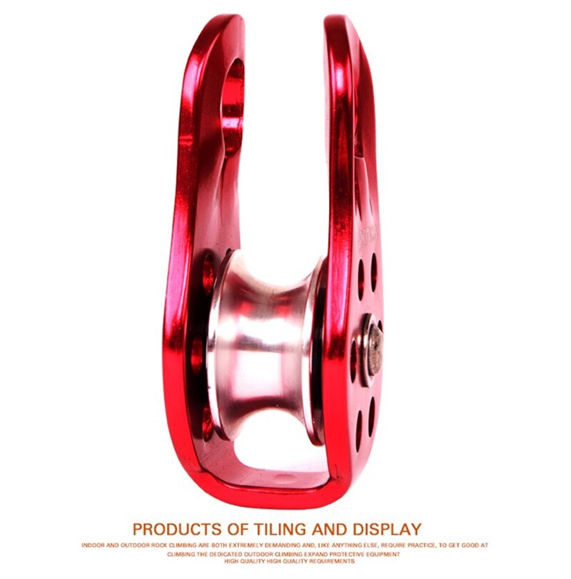 20KN Small Rope Fixed Heavy lifting tool Aluminum and magnesium alloys Lifting downhill Pulley ROPE 1/2 inch