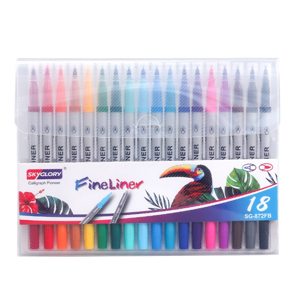 Child Color Pen Set Marker Watercolor Brush Oily C... – Vicedeal