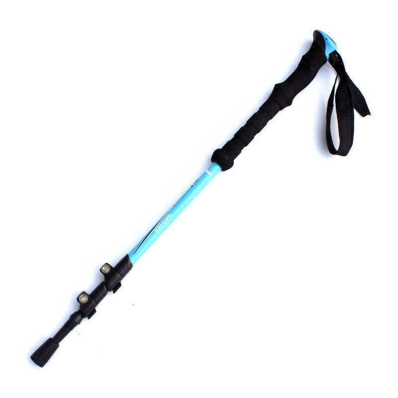 Hiking Pole Baton Walking Telescopic Nordic Walking Poles Ultralight Hiking Nordic Walking Stick Hiking Sticks Trekking Pole: blue