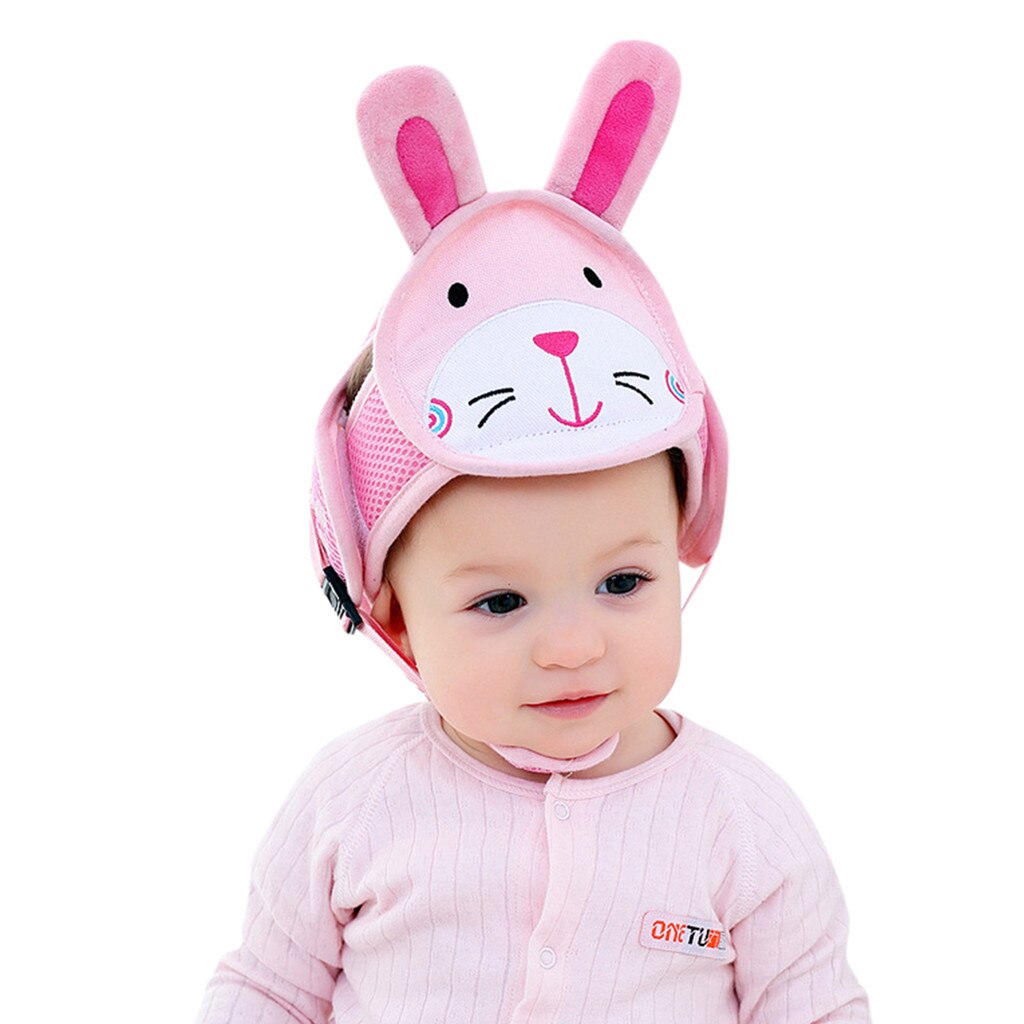 Baby Schutz Helm Junge Mädchen Anti-kollision Sicherheit Helm Infant Kleinkind sicherheit & Schutz Weichen Hut für Kinder Zu Fuß kappe: Pink 2