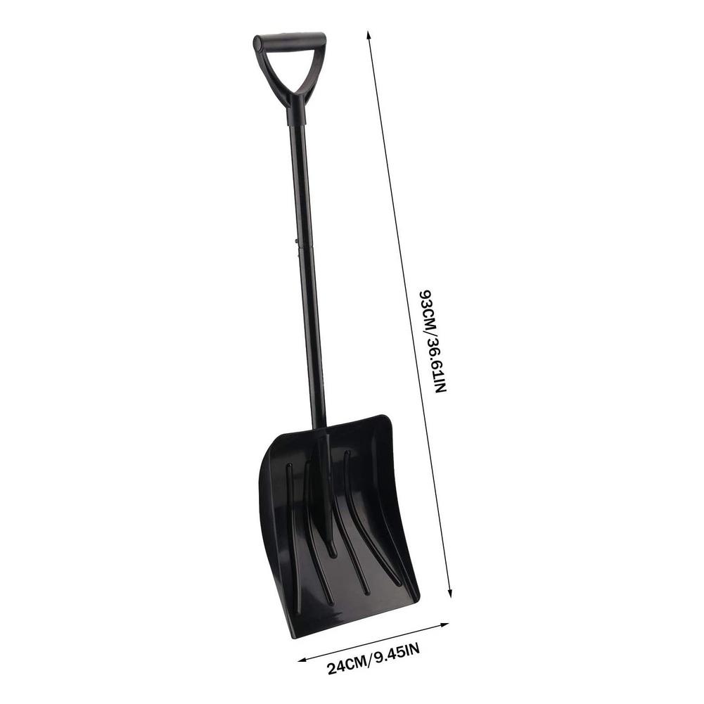 Pelle à neige amovible Portable multifonctionnelle, outil de nettoyage de neige d&#39;hiver robuste avec Exc