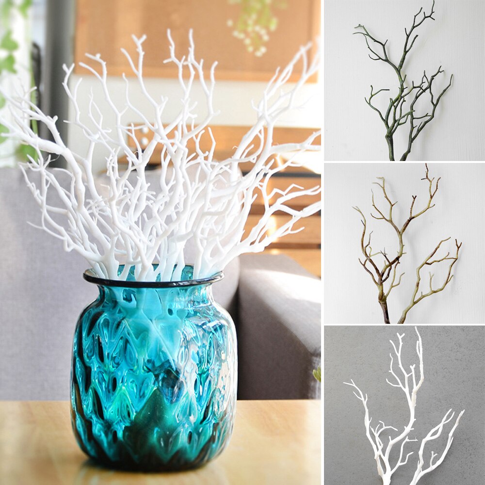 Simulation Plastic Tree Branches Twig Plants Home Wedding Decor Home 35cm christmas tree decorative artificial plants