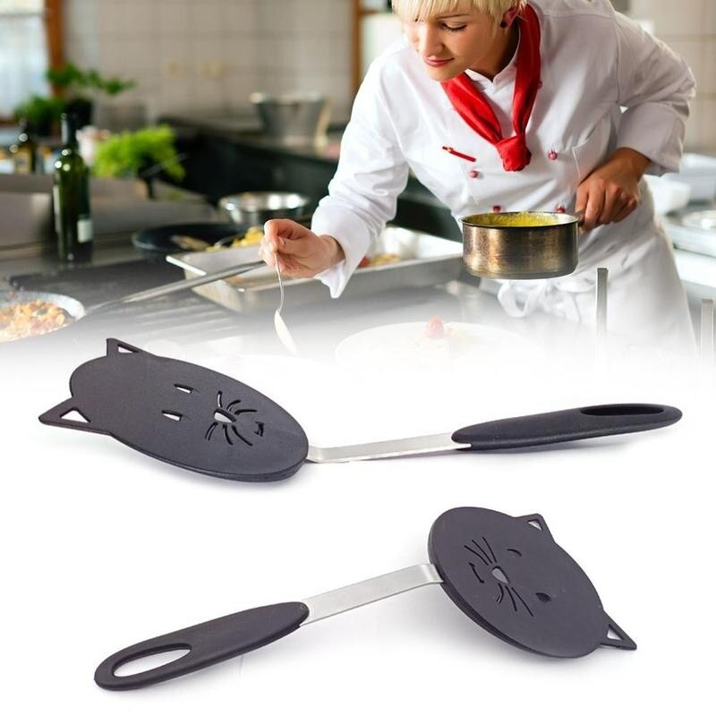 Kreative Nylon Katze Braten Spatel Nicht Stock Omelett Schaufel Gebraten Fisch Dreher Pfannkuchen Flipper Kochen Werkzeuge Küche Gerät einstellen