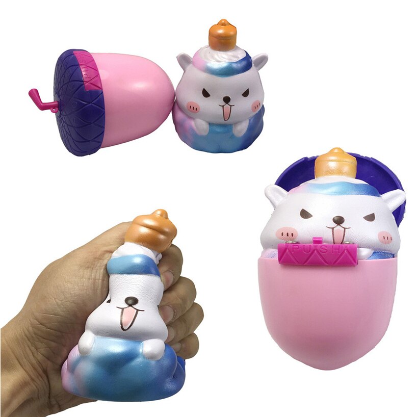 Interessante Speelgoed Squishy Pijnboompitten Hamster Langzaam Stijgende Collection Squeeze Stress Reliever Speelgoed Volwassenen Stress Speelgoed