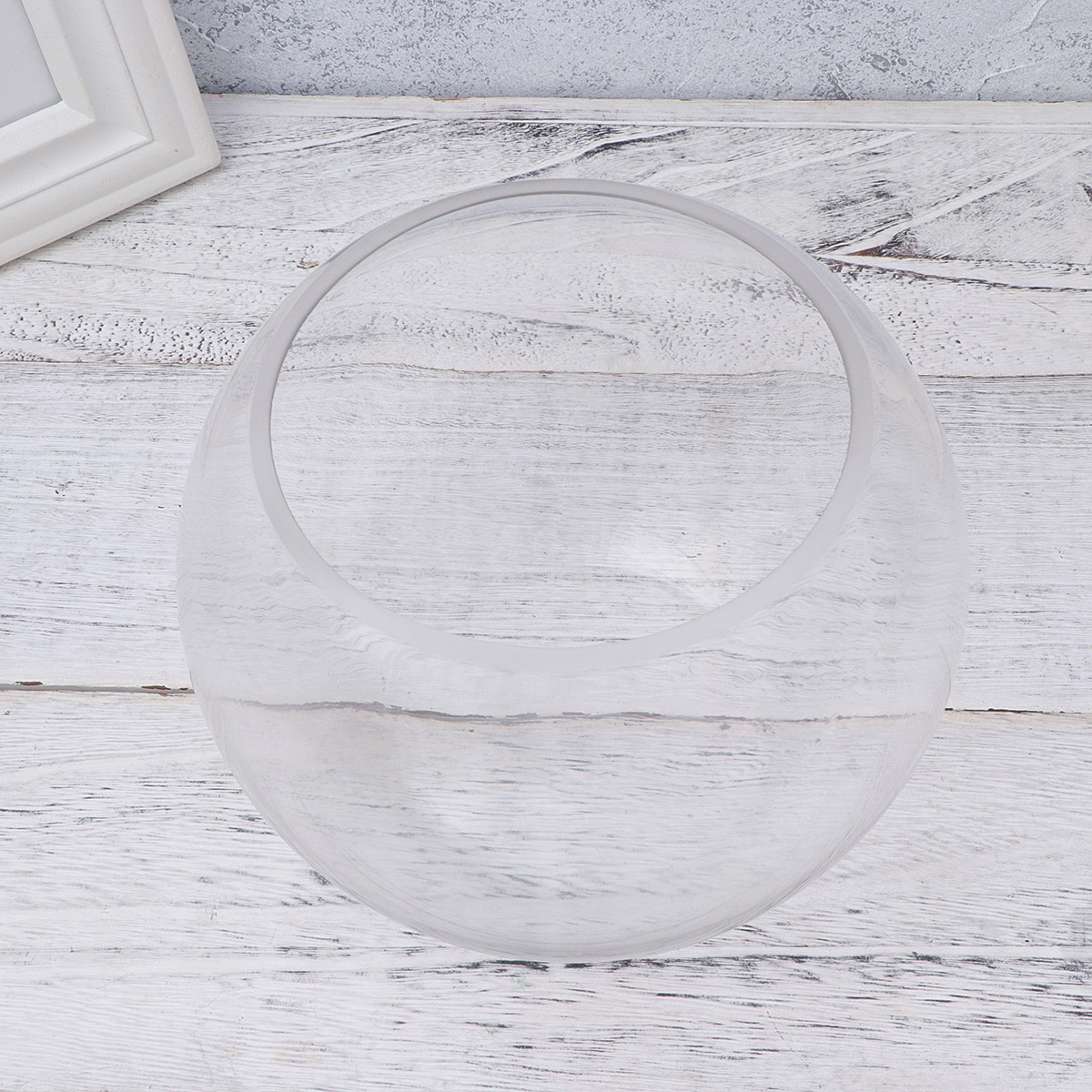 Aquarium en verre rond de 20cm, Globe de poisson , Terrarium en verre pour maison hôtel taille du poisson