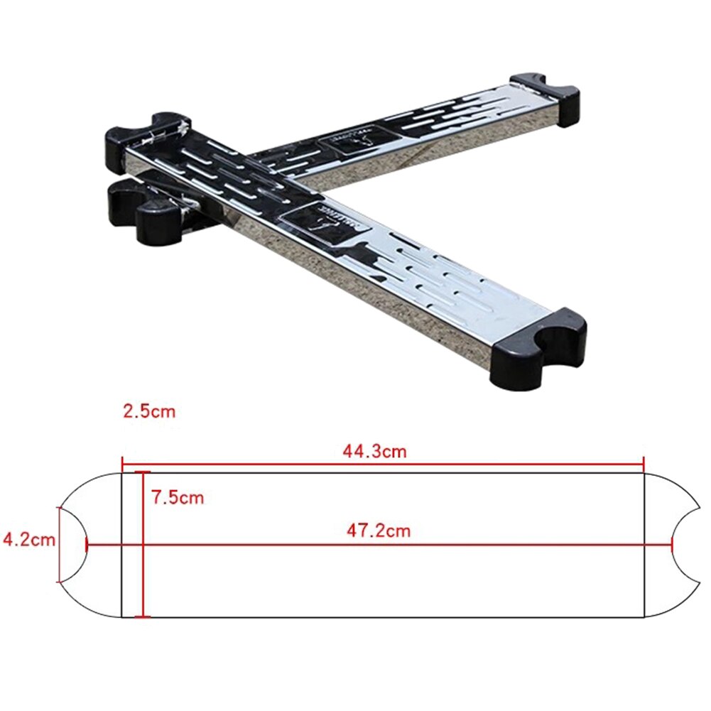 Swimming Pool Step Non-Slip Replacement Anti rust Slip Ladder Pedal bars attachment bumpers deck bracket stair accessories nice