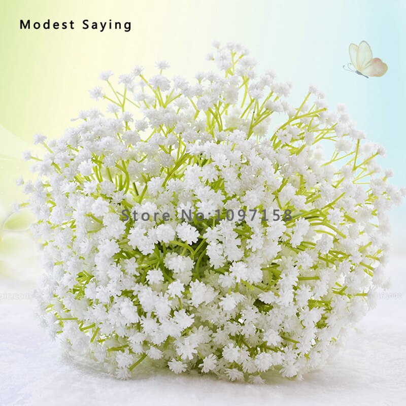 Forest Artificial Flowers Gypsophila Wedding Bouquet Lace Bridal Bridesmaid Bouquet Wedding Accessories bouquet de mariage