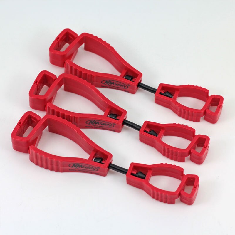 Lot de 3 pinces à gants en plastique détectables en métal de marque nmsafety, support de protection pour gants de travail de sécurité