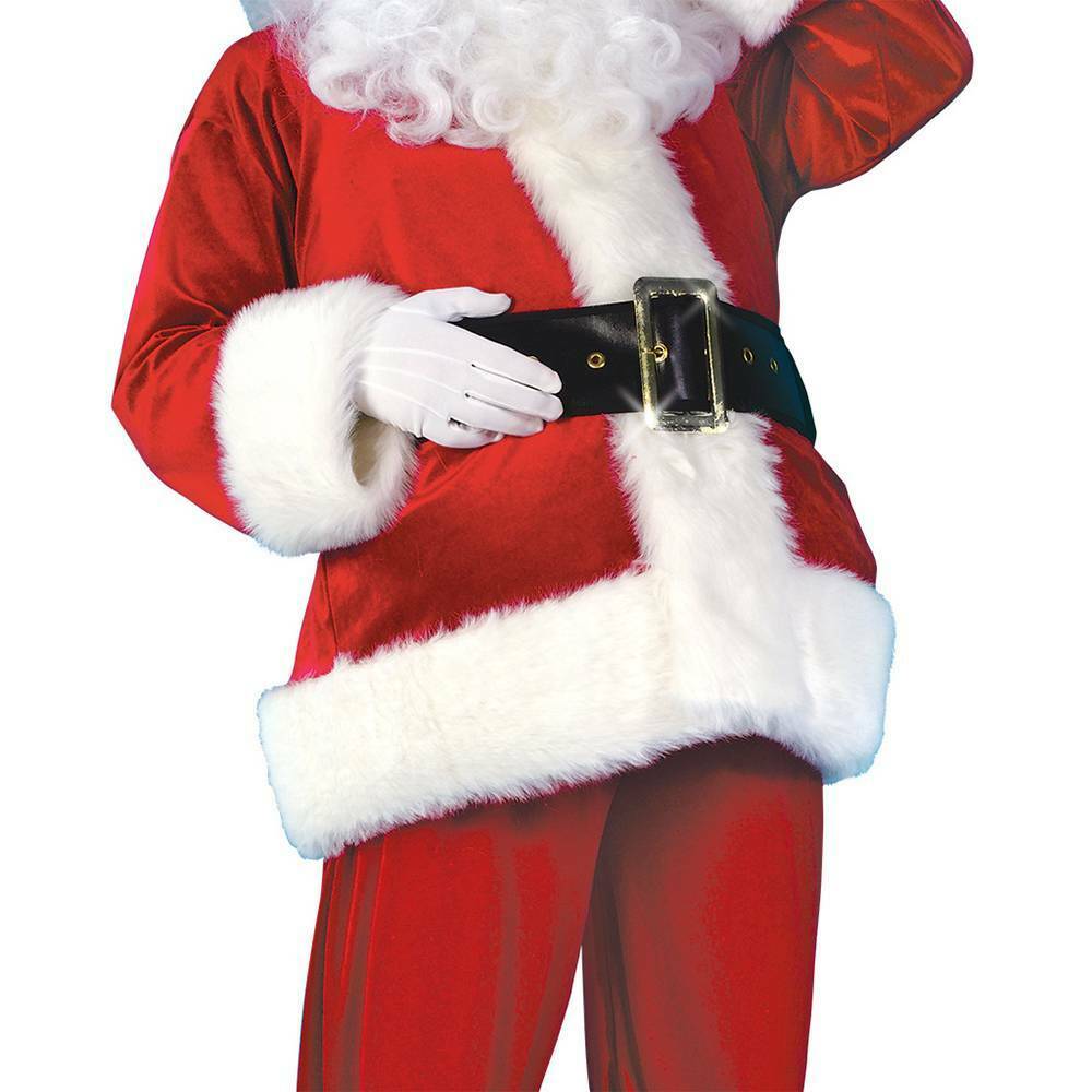 Mens Santa Claus Full Costume Festive Father Christmas Xmas Fancy Outfit Dress