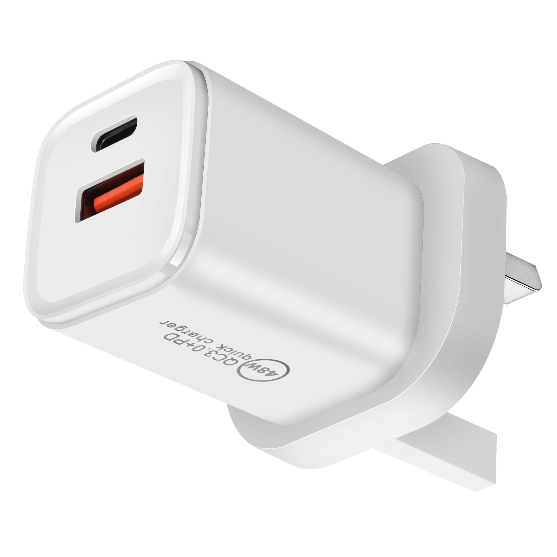 Draagbare Lader QC3.0 Pd Chagrer Voor Iphone 13 Pro Max X Xs Ipad 48W Usb Snellader Voor iphone 12 Xiaomi 12 Uk Au Eu Ons