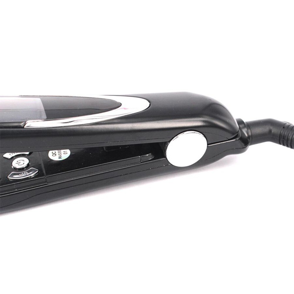 Titanium Flat Iron Vibrate Massage Keratin 470℉ Straightening Irons Hair Straightener Curler Fast Vibrating Salon Styling Tools
