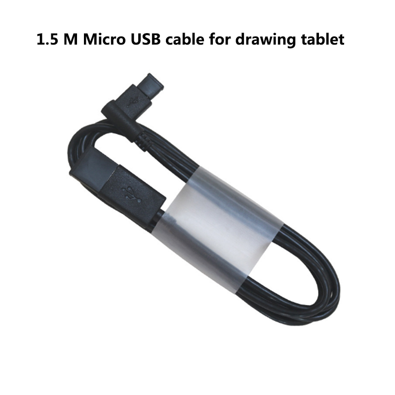 Cable Micro USB 1,5 M Adecuado para Smartphone/Tableta de Dibujo Digital XP-PEN Wacom Ctl472 672 4100 6100 490 690 680