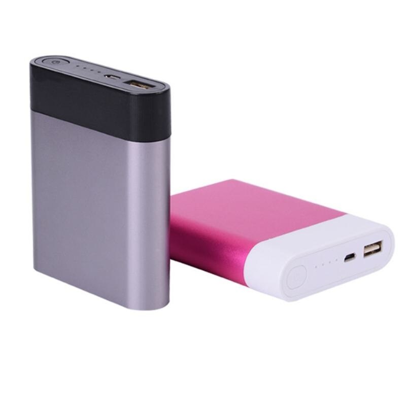 4x18650 Power Bank Case Batterij Box Lassen-gratis Charger Box DIY Aluminiumlegering Opladen Schat Shell voor IPhone Smartphone