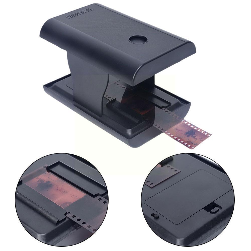 Ton169 Smartphone Negative Film Slide Scanner Film Converter Support Jpeg 35mm/135mm Slideshow Color Films Photo C0h6