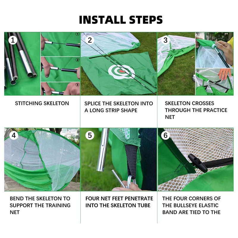 Nowość-siatki golfowe zestaw robić golfa siatka treningowa robić gry w golfa na świeżym powietrzu akcesoria robić gry w golfa i praktyka na podwórku