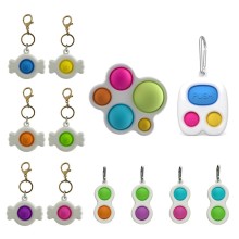 Simple Dimple Toy Stress Relief Toy Anti Stress Hand Fidget Sensory Toys For Kid Adults Reliever Fun Team Sports Outdoor Tool