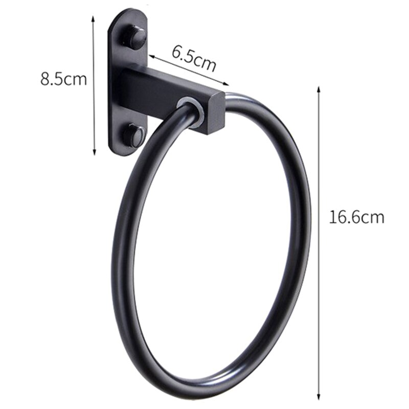 Wc Ronde Handdoek Ring Opslag Houder Badkamer Accessoires Wandmontage Moderne Roestvrijstalen Keuken Rail Opknoping Anti Roest