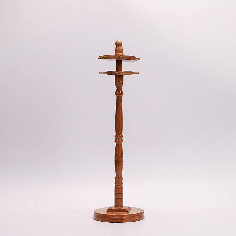 Rotating Disc Calligraphy Brush Holder Solid Wood Pen Holder 11 Hangers Traditional Calligraphy Chinese Ink Painting Brush Stand