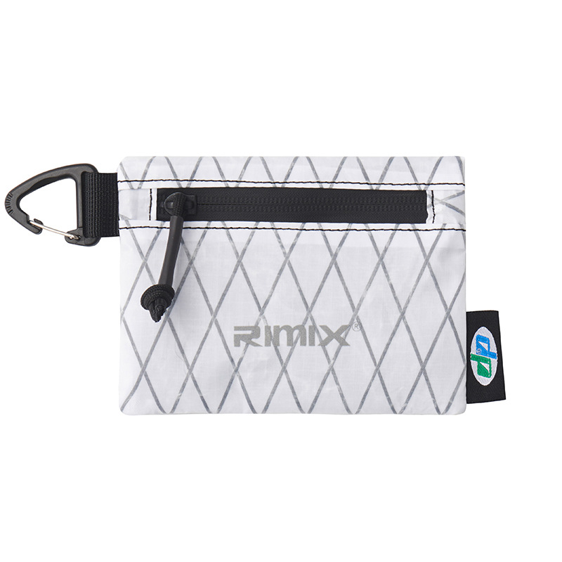 Unisex Portemonnee Waterdichte Draagbare Korte Portemonnee Voor Outdoor Compacte Ingebouwde Mini Key Card Opbergdoos: WHITE