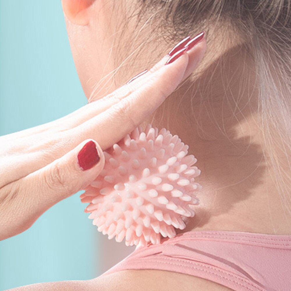 Massage Ball Faszie Ball Fitness Fuß Massage Ball Eishockey Akupunkturpunkt Tiefe Muskel Entspannung Fuß Igel Ball Fitness Zubehör
