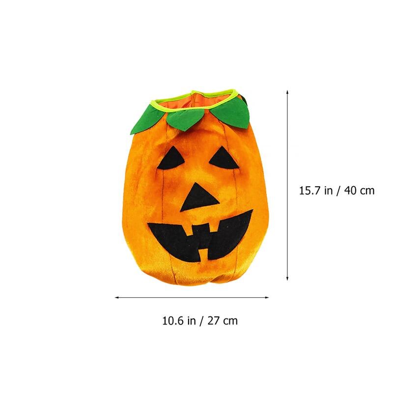 1Pc Halloween Pet Costume Pumpkin Cat Dog Clothes Pet Supply For Halloween Party