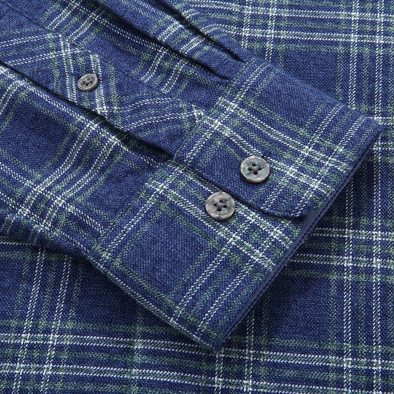 Tykke høst herre rutete fritidsskjorter med lange armer flanell pluss størrelse 2 xl 3 xl 4 xl 5 xl 6 xl 7 xl 8 xl 10xl