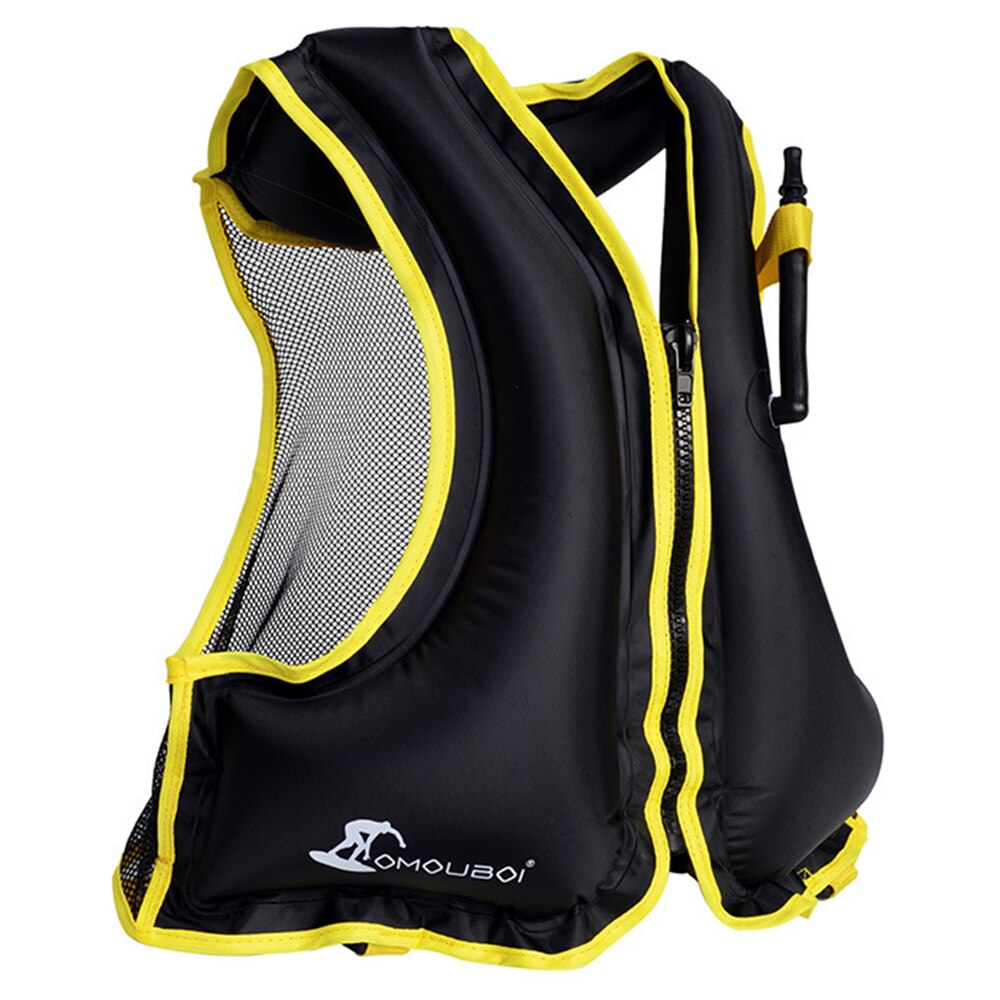 Adults Life Jacket Surf Vest Kayak Wakeboard Jet Ski Raft Fishing Vest Motorboats Rescue Boat Swimming Surf Sailing Safety Vest: SF03 Black