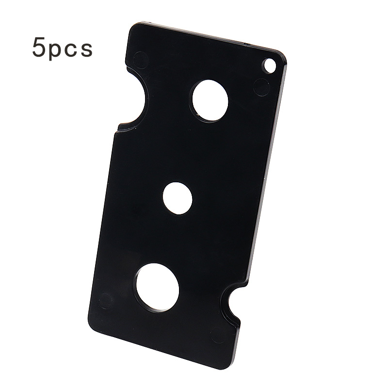 Bottiglia di colla per ciglia tappi di plastica apribottiglie di ricambio testa della bocca della bottiglia uso della colla estesa strumenti di estensione delle ciglia anti-blocco: nero