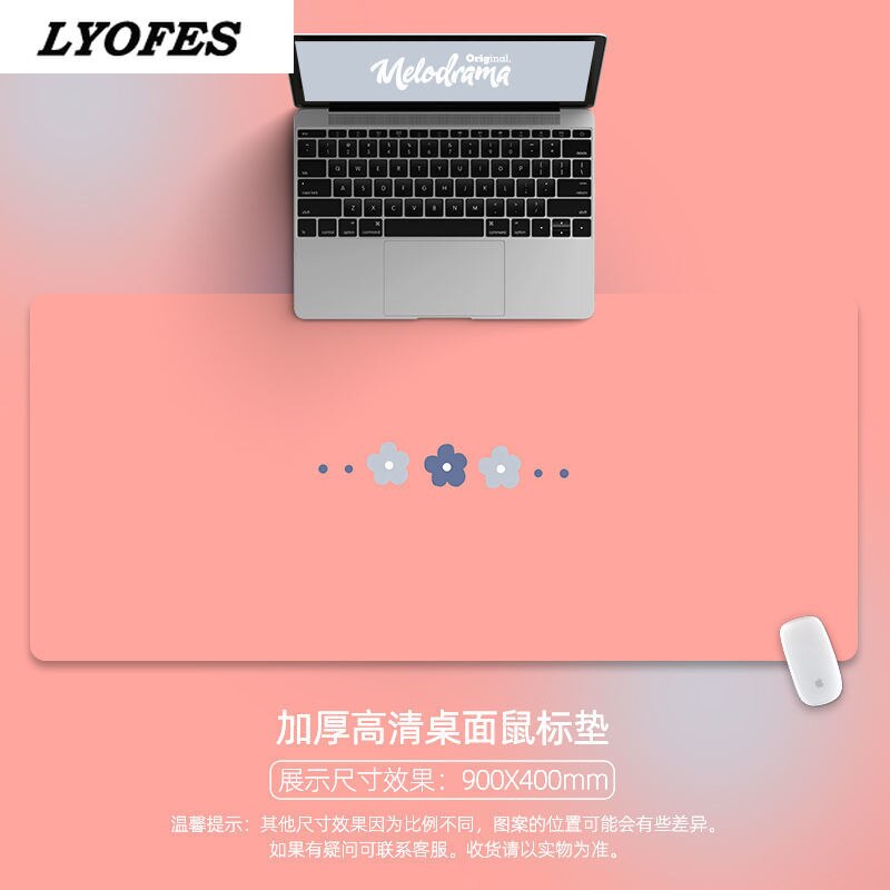 Cute Mouse Pad Large Kawaii Desk Pad Gaming Laptop Mouse Mat Desk Mats Writing Desk Mat Deskpad Home Gamer Office Accessories: 300x800x2mm 04