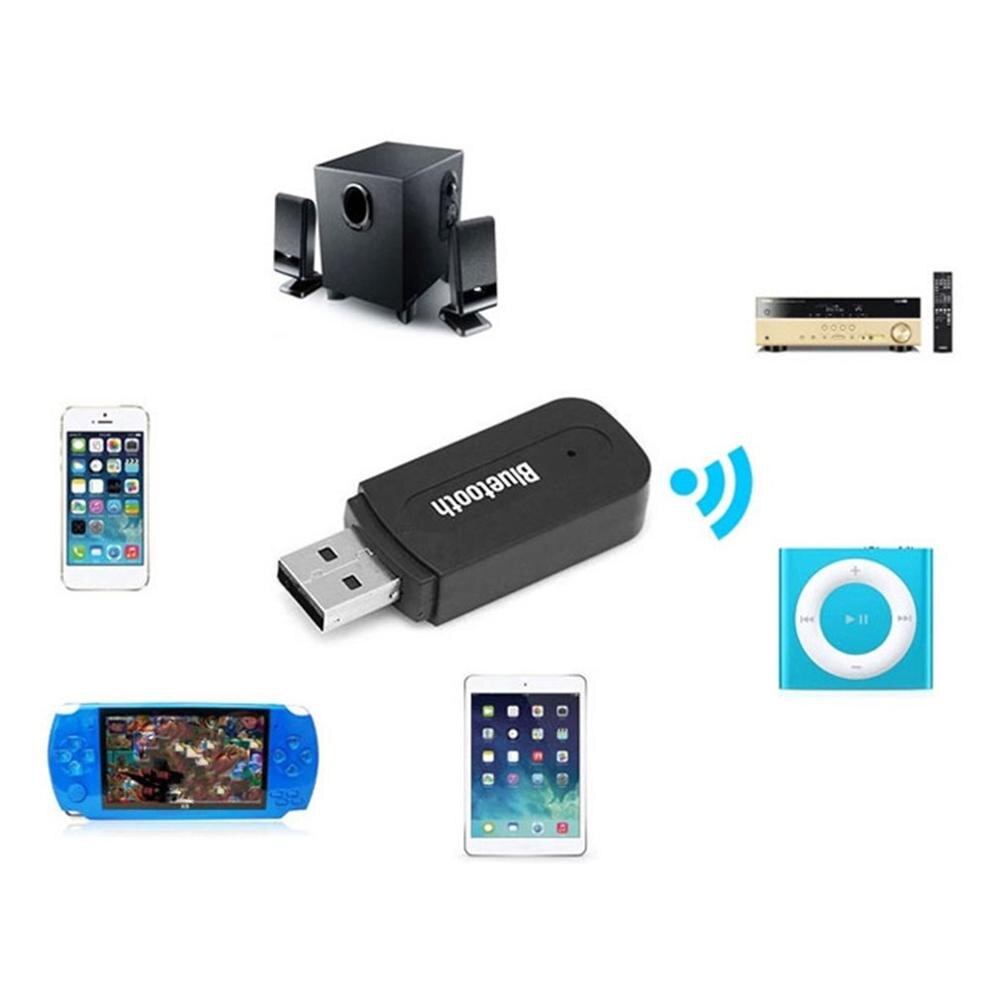 Draadloze Auto Usb Adapter 3.5Mm Jack Aux Muziek Stereo Receiver Bluetooth Zender Voor Mobiele Telefoon Auto Speaker