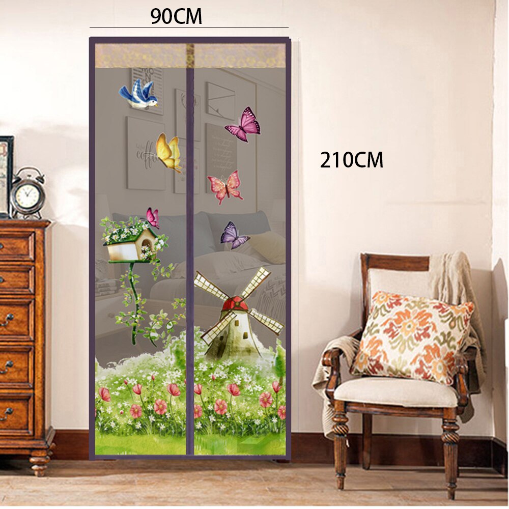 Magnetische Handsfree Klamboe Deur Netto Anti Fly Insect Mosquito Deur Screen Anti-Mosquito Magnetische Gordijn Mesh voor Slaapkamer: G