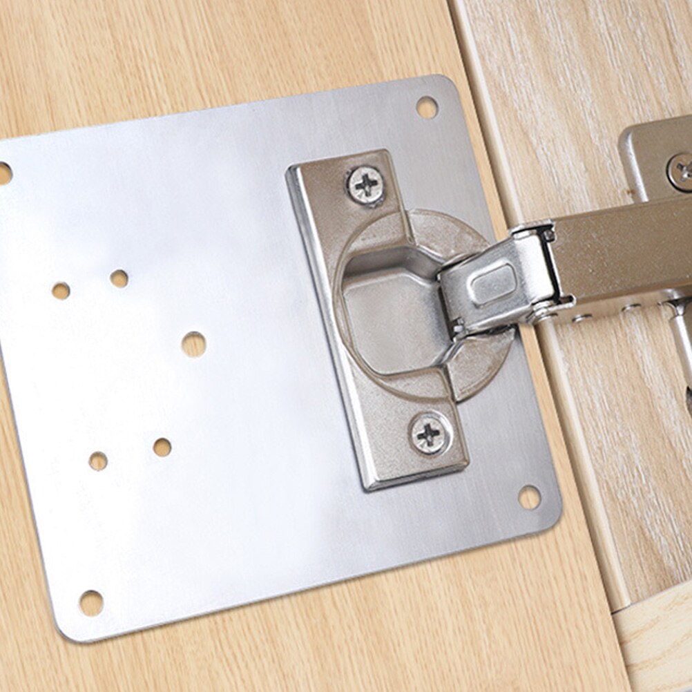 4pcs Hinge Repair Plate Kitchen Hinge Repair Plates Hinge Repair Kit for Cabinet