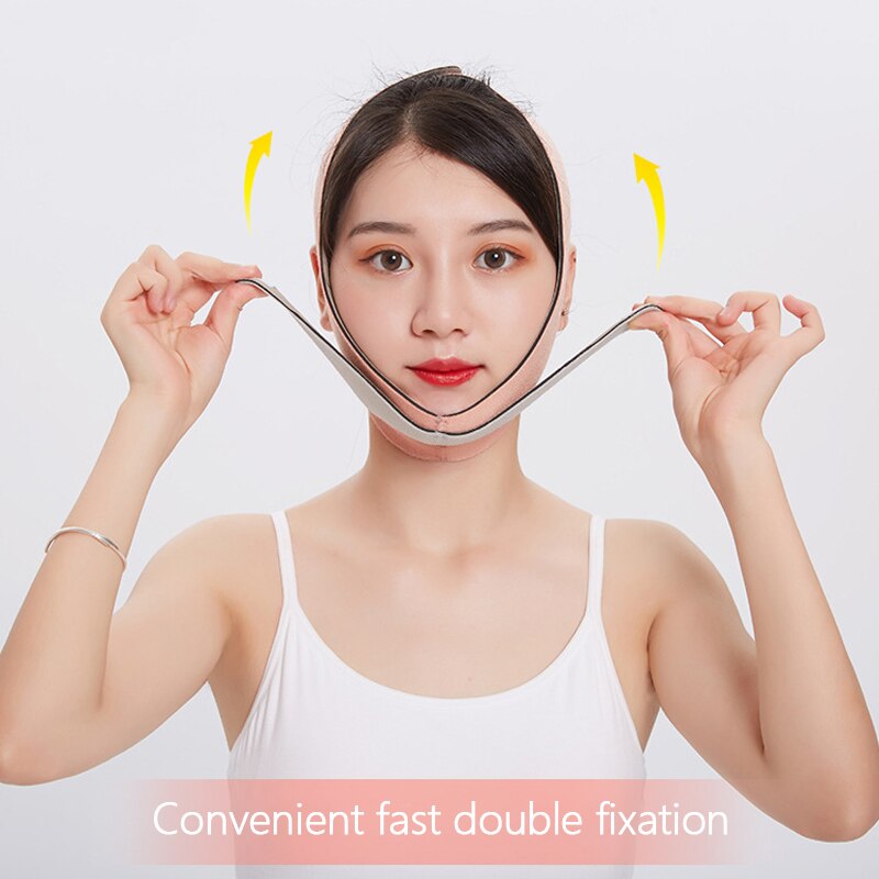 1pc V bilden Gesicht Verband Reduzieren Doppel Kinn Schlank Aufzug hoch Anti Falten Maske Gurt Band Abnehmen Dünne Gesichts gürtel Schönheit Werkzeug