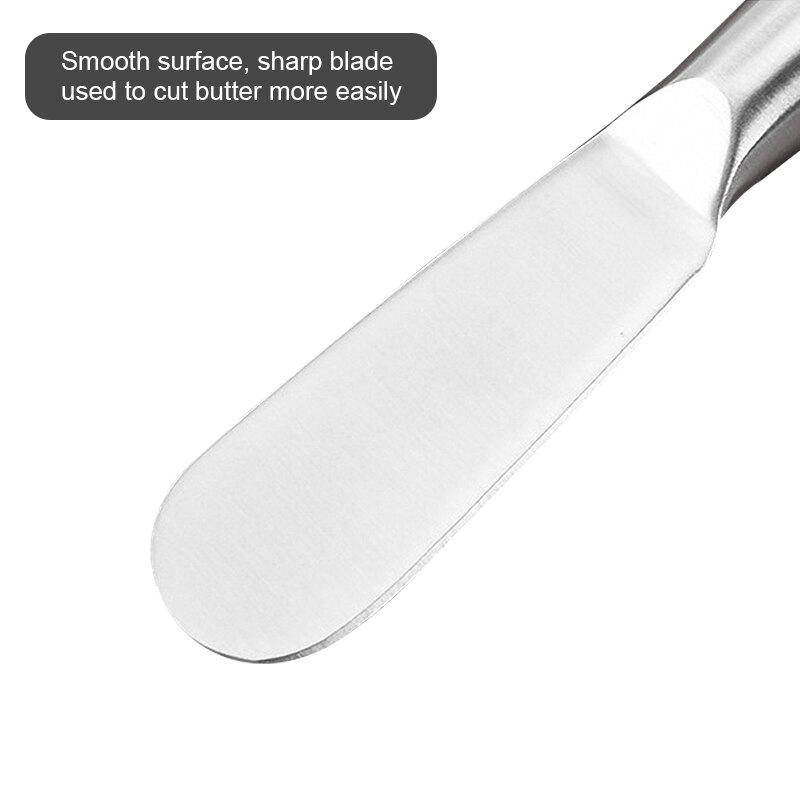 Cake Slicer Knife Blade Spreader Butter Cheese Slicer Knife Stainless Steel Spatula Kitchen Cake Tool