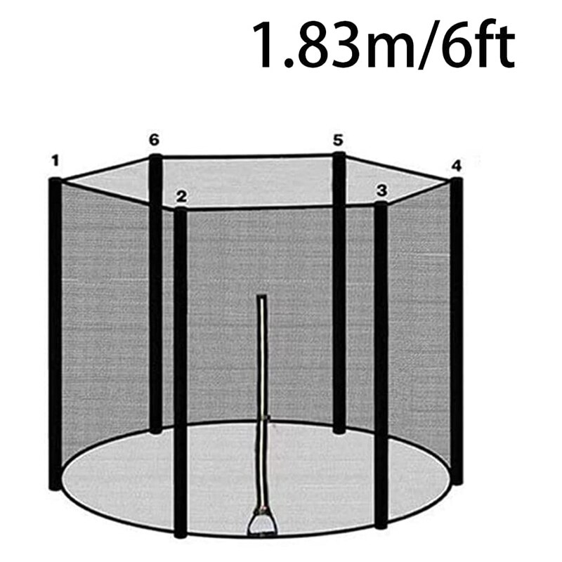 Trampolin Schutzhülle Netz Anti-Herbst Trampolin Springen Pad 6Ft 183cm Trampolin Schutz Schutz Ersatz Teile