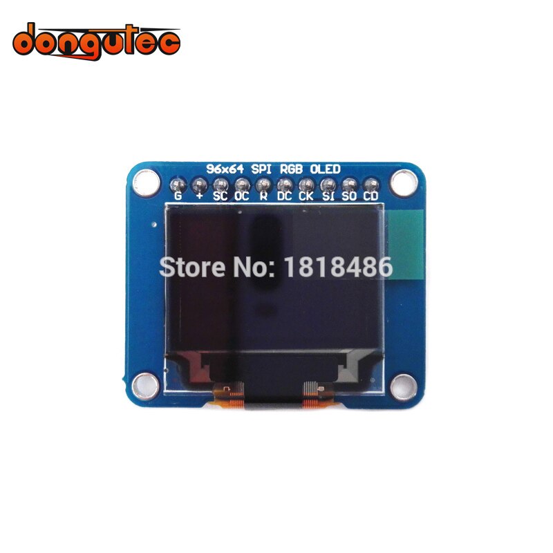 0,95 zoll 96X64 RGB SSD1331 Stock IC OLED ausbrechen Gremium-bisschen (Voll) Farbe w/microSD Halfter