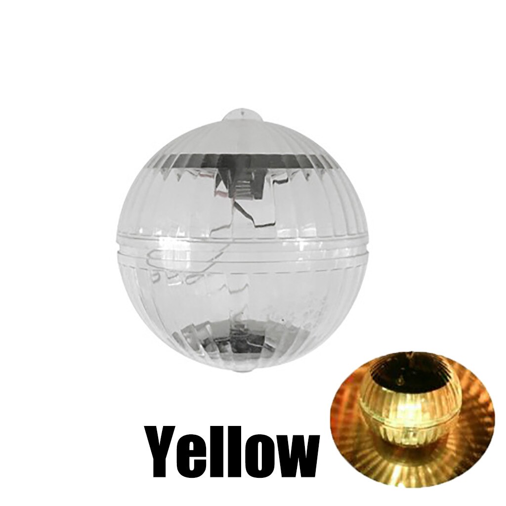 2pcs Floating Light LED Disco Light Swimming Pool Waterproof LED Solar Power Multi Color Changing Water Drift Lamp Security