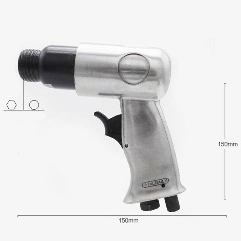 150mm Industrial Powerful Handle Straight Type Air Chisel Pneumatic Hammer Shovel Tool