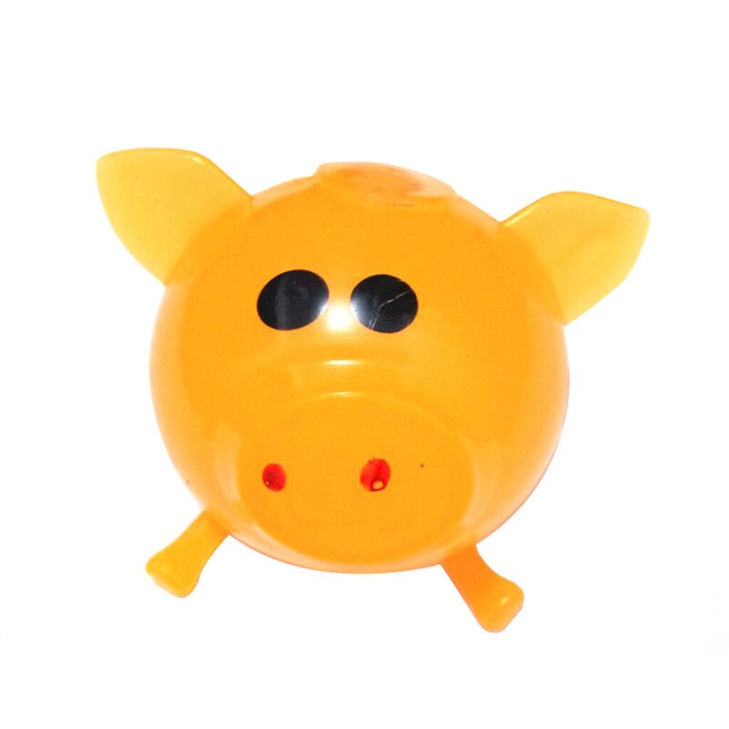 Solid Color Pig Anti Stress Splat Water Ball Jello Decompression Squeeze Toy Venting Sticky funny toys: Orange