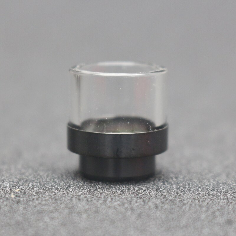 vaporlinda 810 Glass Drip Tip for 810 Thread RDA Atomizer Fit Kennedy 24 Goon 528 RDA Atomizer: Black