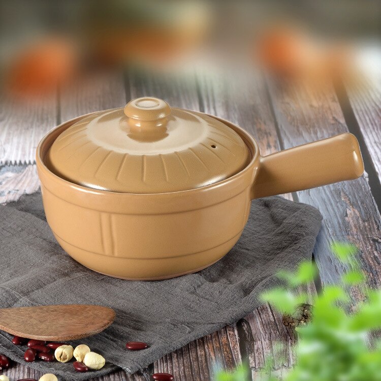 Household casserole soup ceramic casserole high-temperature casserole stew pot pot fire POTS