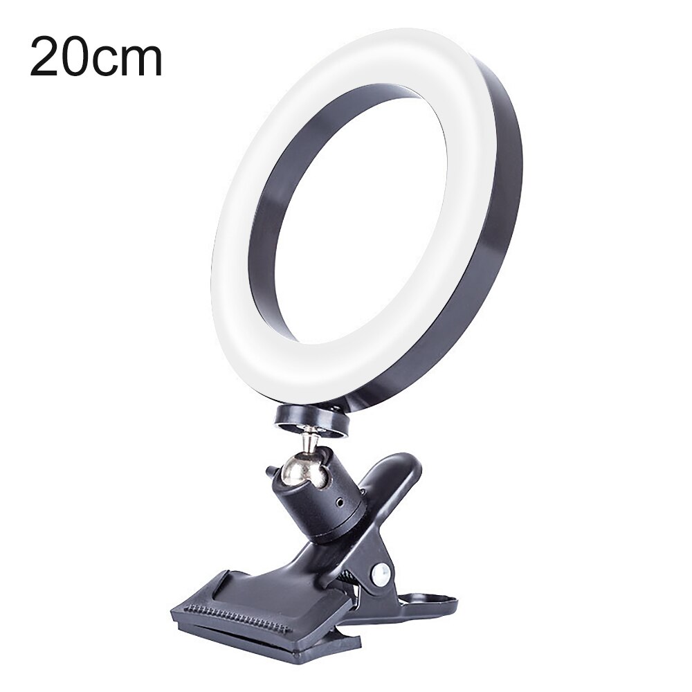 LED Selfie Ring Light Dimmable Photography Lighting LED Ring Lamp Selfie Enhancing Fill Light For Phones 20/26cm: 01