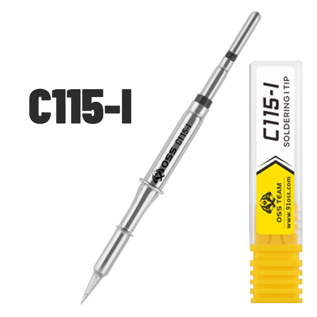 OSS Tips C245 C210 C115 Universal C245 C210 C115 Soldering Iron Cmpatible SUGUN Maant GVM OSS PPD Soldering Station Handle: Blue