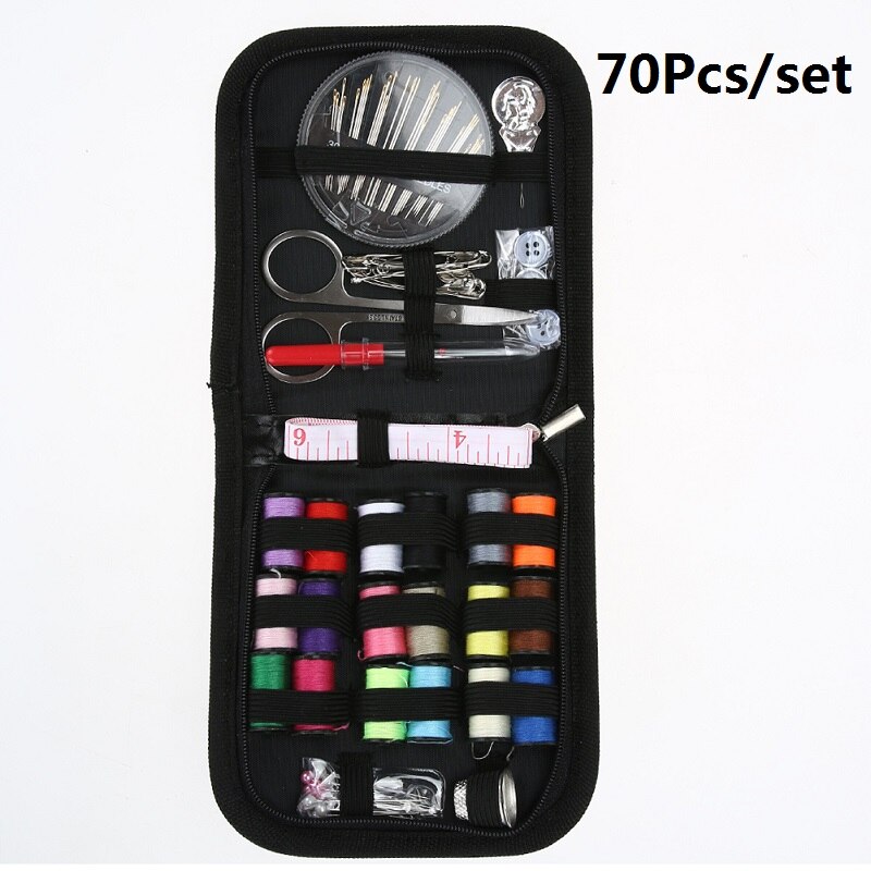 Sewing Kits Portable DIY Multi-function Sewing Box Set for Hand Knitting Quilting Stitching Embroidery Thread Sewing Accessories: A