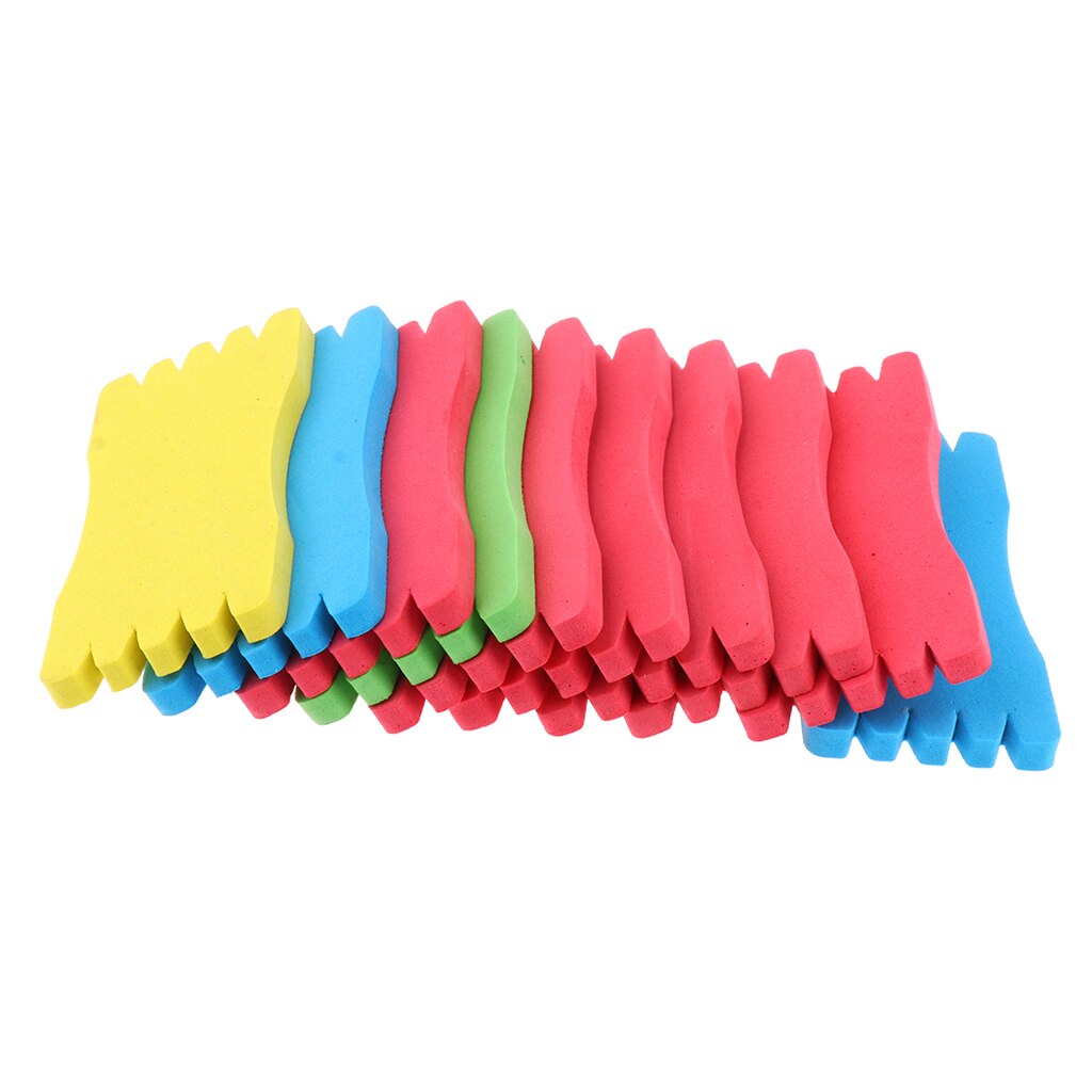 10Pcs Fishing Foam Line Board Hanging Board Fishing Rod Foam Wrapped Wire