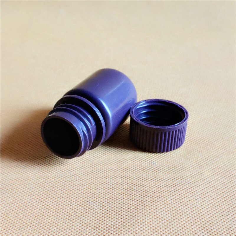 10Pcs 30ml Brown PP Plastic Chemical Reagent Bottle,Chemistry Polypropylene Sample Bottle